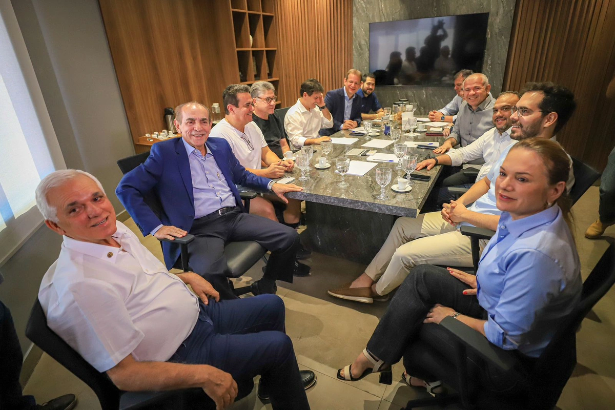 Cúpula do MDB do Piauí reunida em Teresina