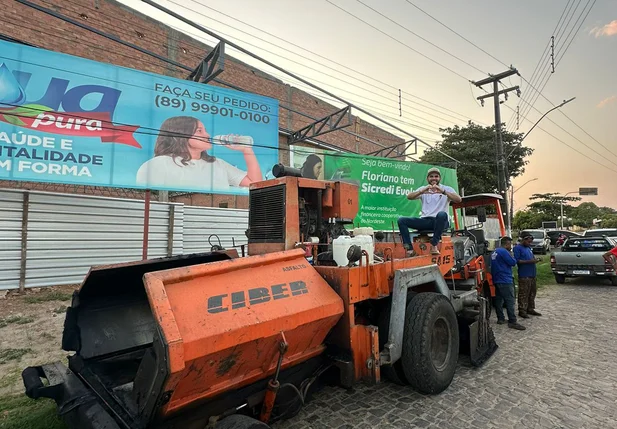 Deputado Dr. Marcus Vinícius anuncia asfaltamento no bairro Bom Lugar