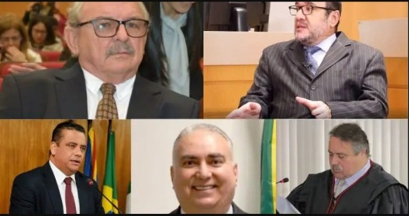 Desembargadores afastados por acusações em envolvimento de corrupção e lavagem de dinheiro