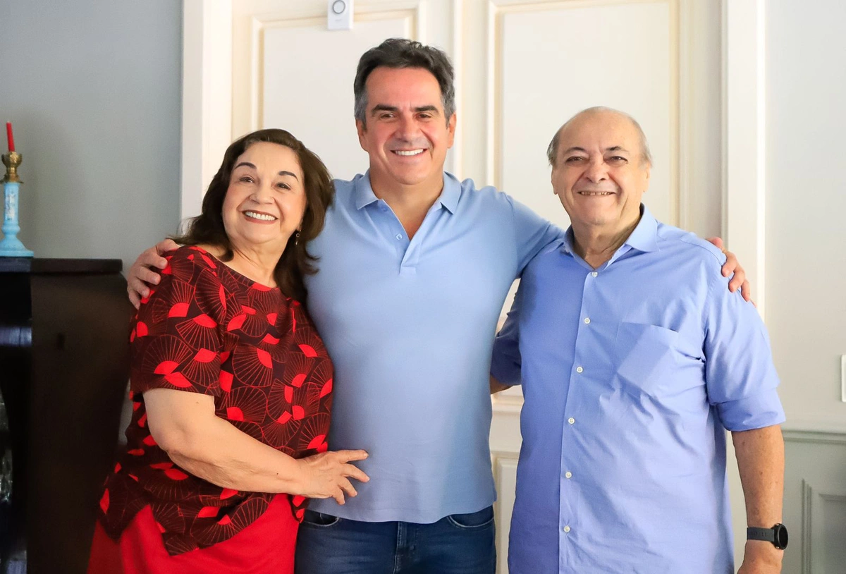 Eliane, Ciro Nogueira e Sílvio Mendes