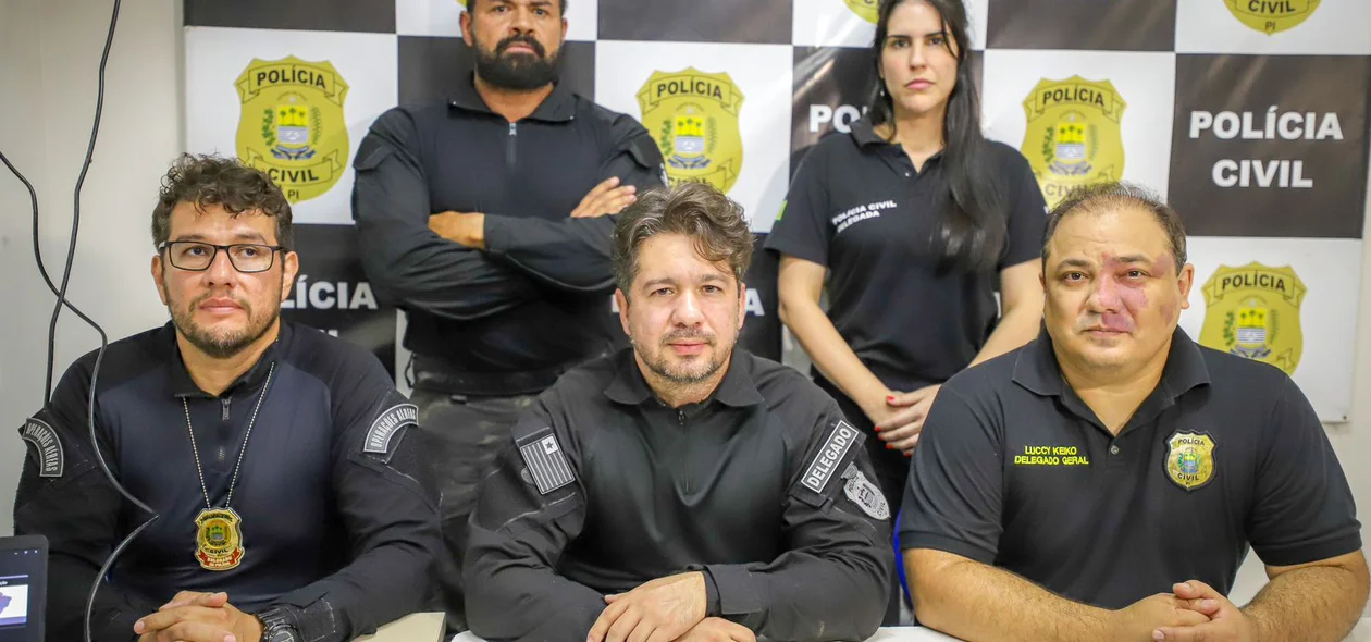 Equipe de Delegados responsáveis pela operação