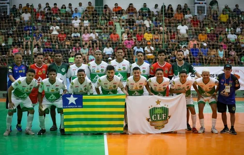 Equipe do Campo Largo na Copa do Nordeste de Futsal 2024