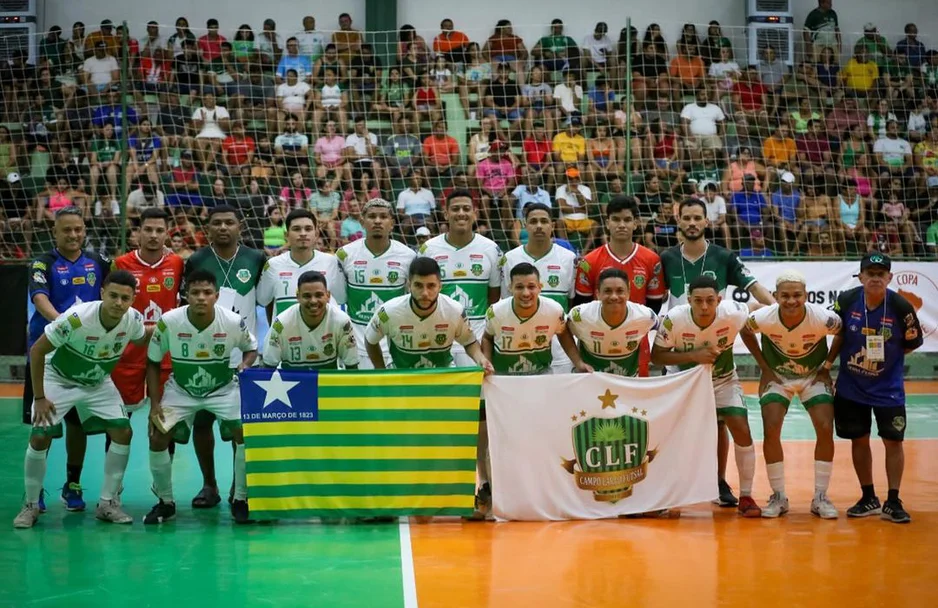 Equipe do Campo Largo na Copa do Nordeste de Futsal 2024