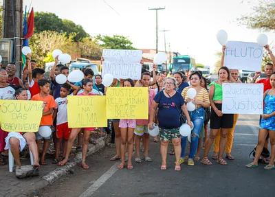 Familiares bloquearam trecho da BR 316, zona suld de Teresina