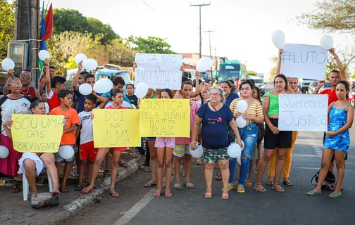 Familiares bloquearam trecho da BR 316, zona suld de Teresina