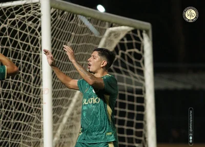 Felipe Pará marcou o primeiro gol do Atlético-PI na partida