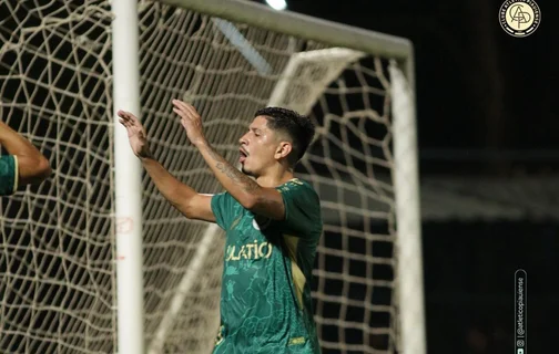 Felipe Pará marcou o primeiro gol do Atlético-PI na partida