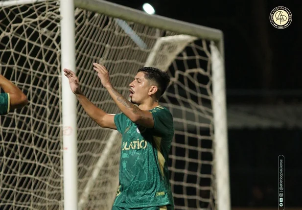 Felipe Pará marcou o primeiro gol do Atlético-PI na partida