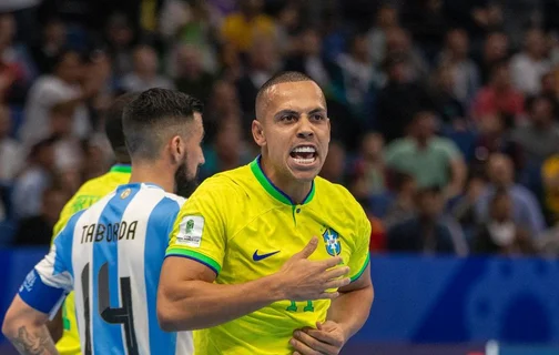 Ferrão abriu o placar para a Seleção Brasileira