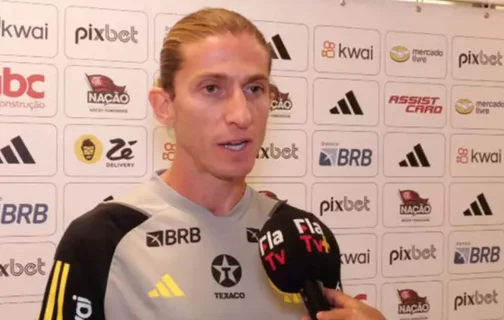 Filipe Luís assumiu o Flamengo como técnico interino