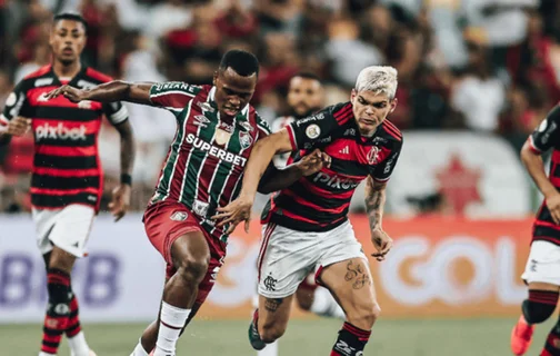 Fluminense venceu o Flamengo por 2 a 0