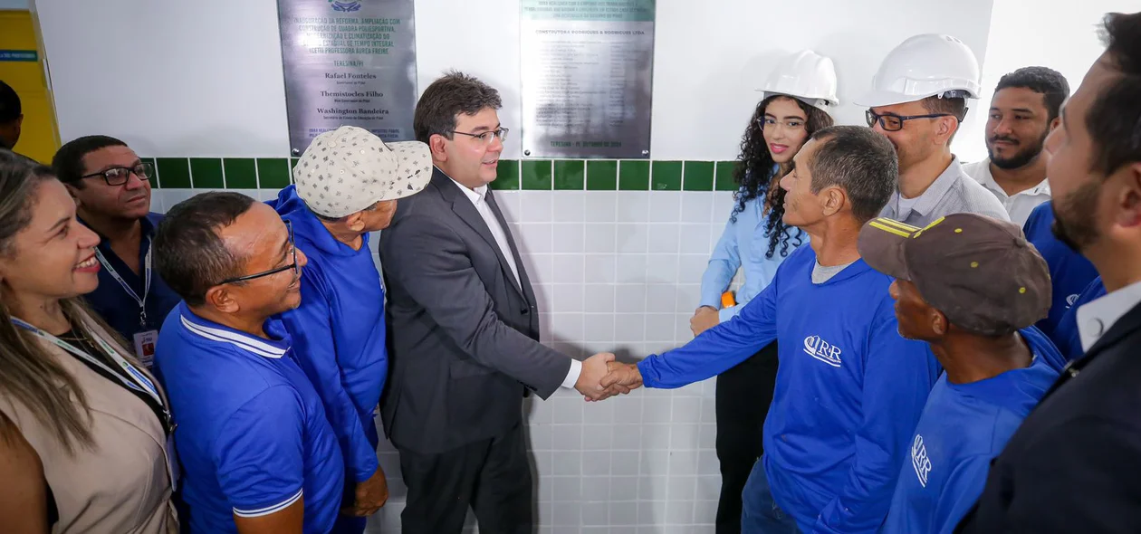 Governador Rafael Fonteles inaugura reforma do Centro de Tempo Integral Áurea Freire no Saci