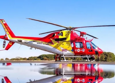 Helicóptero do Corpo de Bombeiros de MG