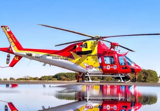 Helicóptero do Corpo de Bombeiros de MG