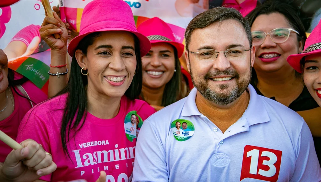 Iasminne Pinheiro e Fábio Novo