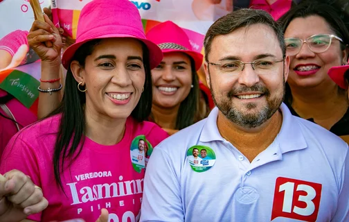 Iasminne Pinheiro e Fábio Novo