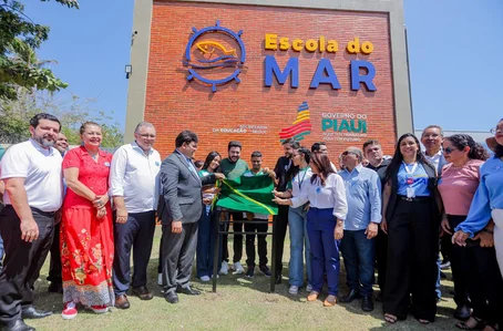 Inauguração da Escola do Mar em Luís Correia