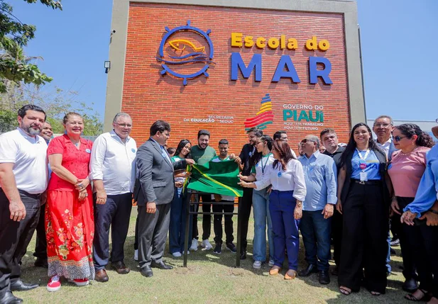 Inauguração da Escola do Mar em Luís Correia