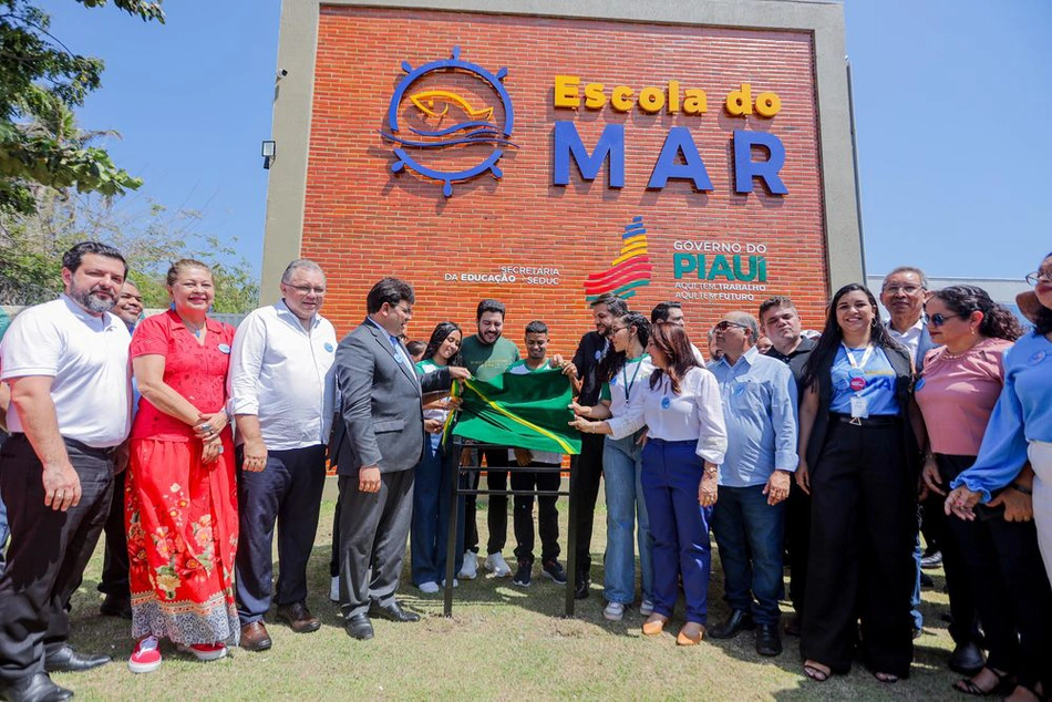 Inauguração da Escola do Mar em Luís Correia