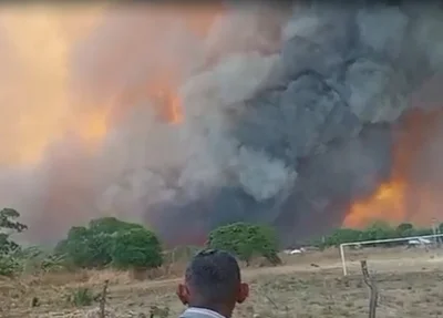 Incêndio registrado em Canto do Buriti