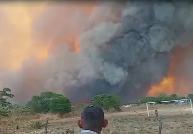 Incêndio registrado em Canto do Buriti