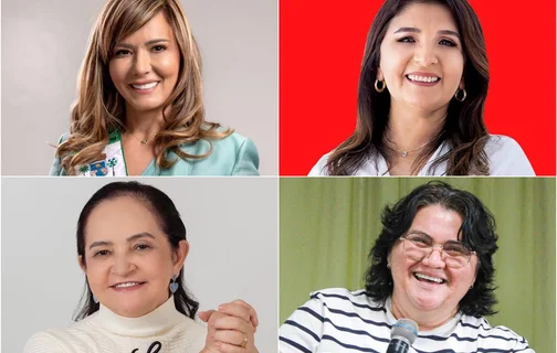 Ivanária Sampaio, Maninha Fontenele, Jôve Oliveira e Betinha Brandão são reeleitas