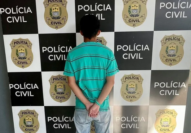 Jovem preso por suspeita de importunação sexual em Esperantina