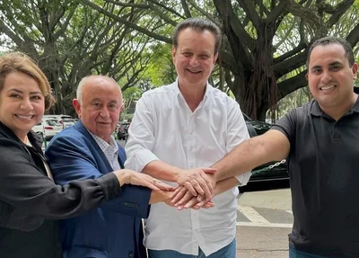 Jussara Lima, Júlio César, Gilberto Kassab e Georgiano Neto