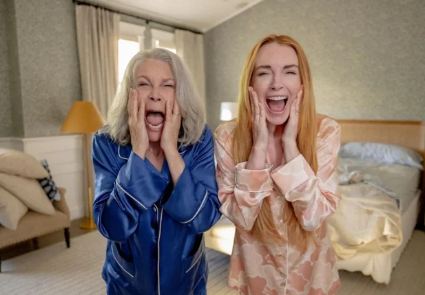 Lindsay Lohan e Jamie Lee Curtis em primeira imagem de “Sexta-Feira Muito Louca 2”