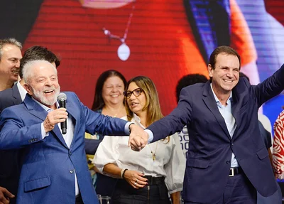 Lula e Eduardo Paes