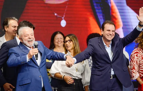 Lula e Eduardo Paes