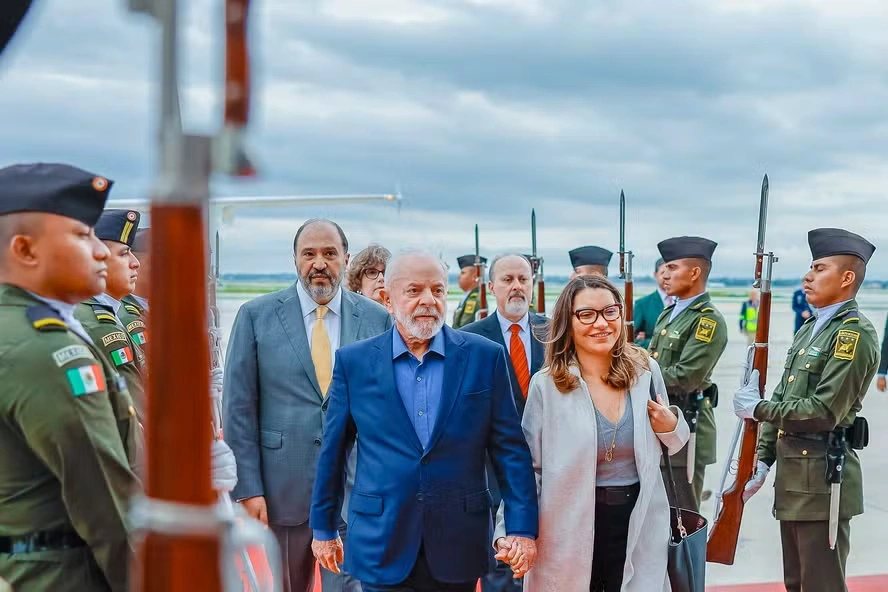 Lula e sua esposa Janja