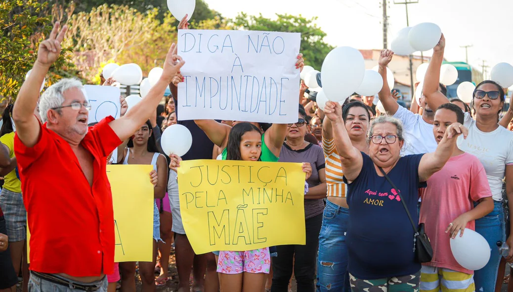 Manifestação na BR 316, zona sul de Teresina