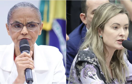 Marina Silva e Júlia Zanatta