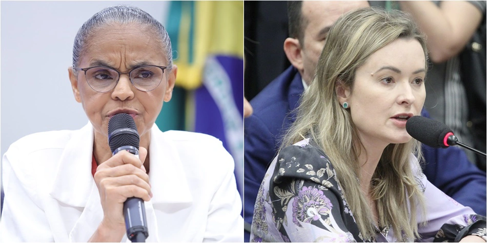 Marina Silva e Júlia Zanatta