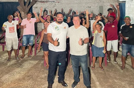 Marquinho Maia em reunião na cidade de Timon