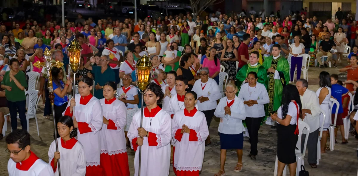 Momento da procissão