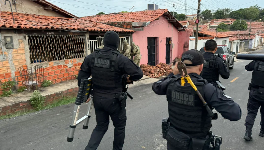 Operação DRACO 159 na zona leste de Teresina