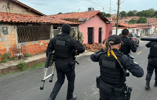 Operação DRACO 159 na zona leste de Teresina