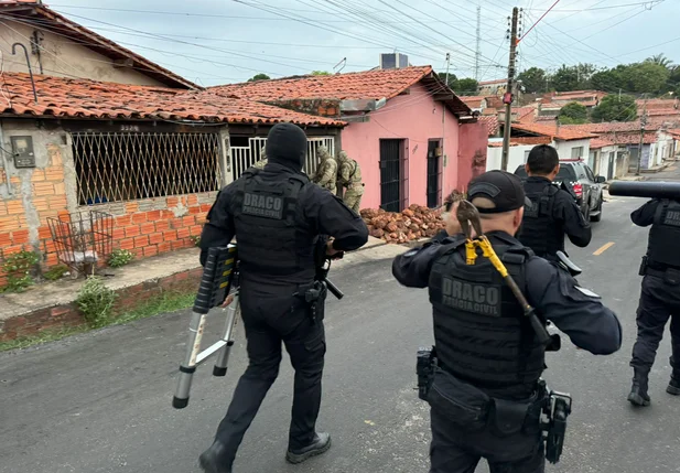 Operação DRACO 159 na zona leste de Teresina