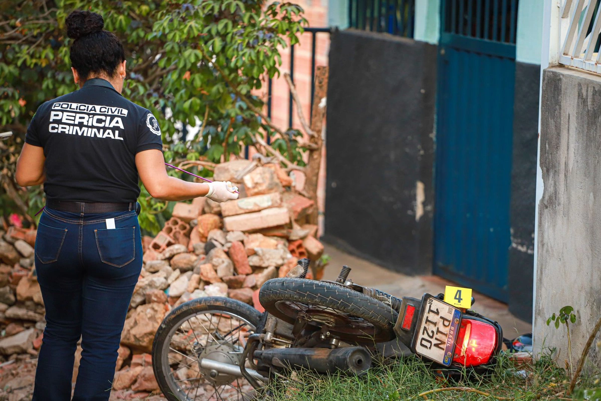 Perícia da Polícia Civil foi ao local