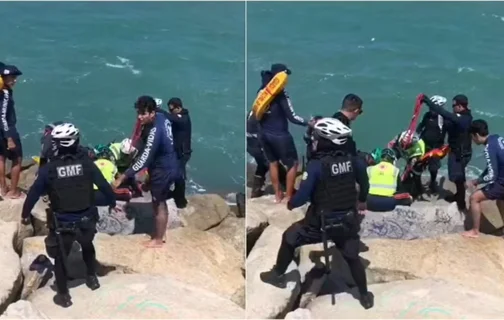 Pescador morreu após escorregar de pedra e cair na água