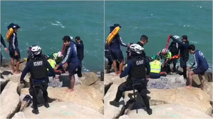 Pescador morreu após escorregar de pedra e cair na água