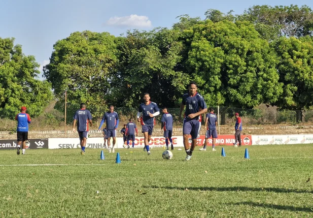 Piauí em preparação para contra o Atlético Piauiense que vale o acesso