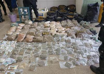 Polícia apreende 121 kg de maconha no Ceará