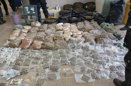 Polícia apreende 121 kg de maconha no Ceará