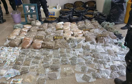 Polícia apreende 121 kg de maconha no Ceará