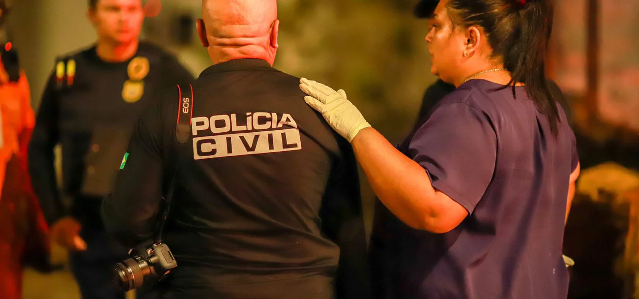 Polícia Civil foi no local