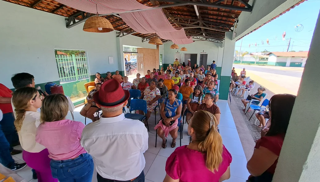 População no evento de entrega