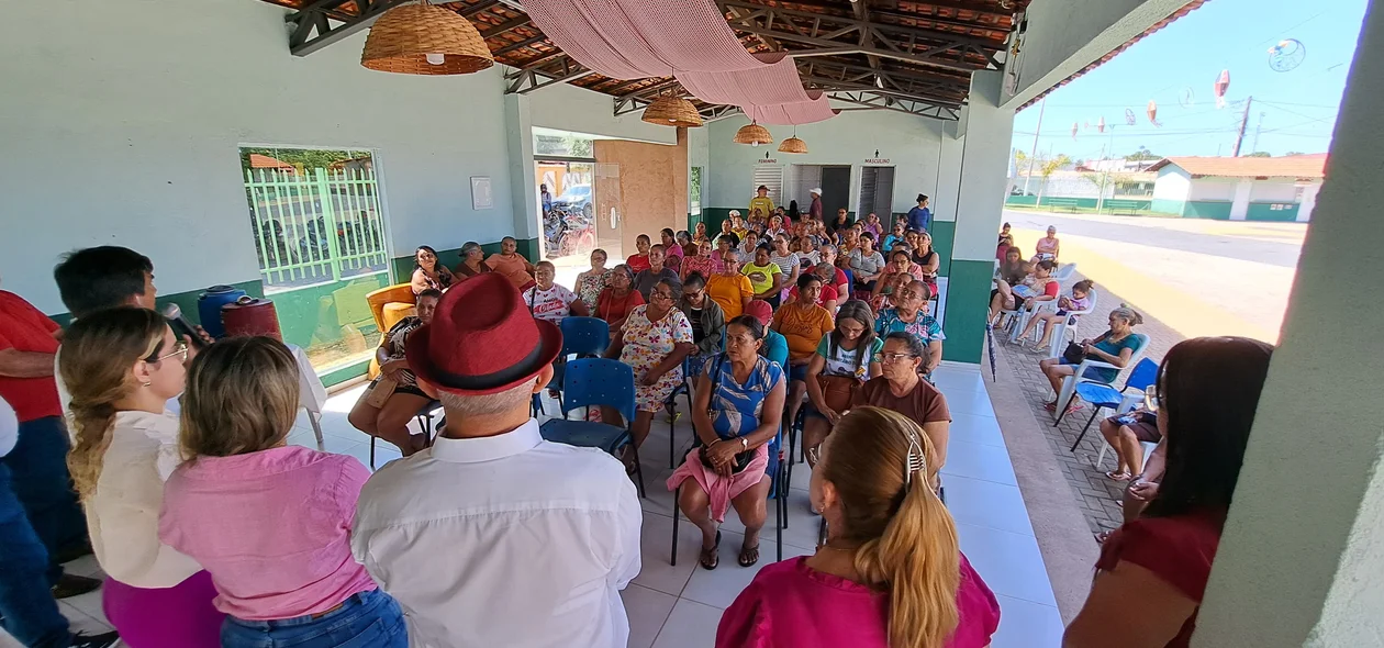 População no evento de entrega